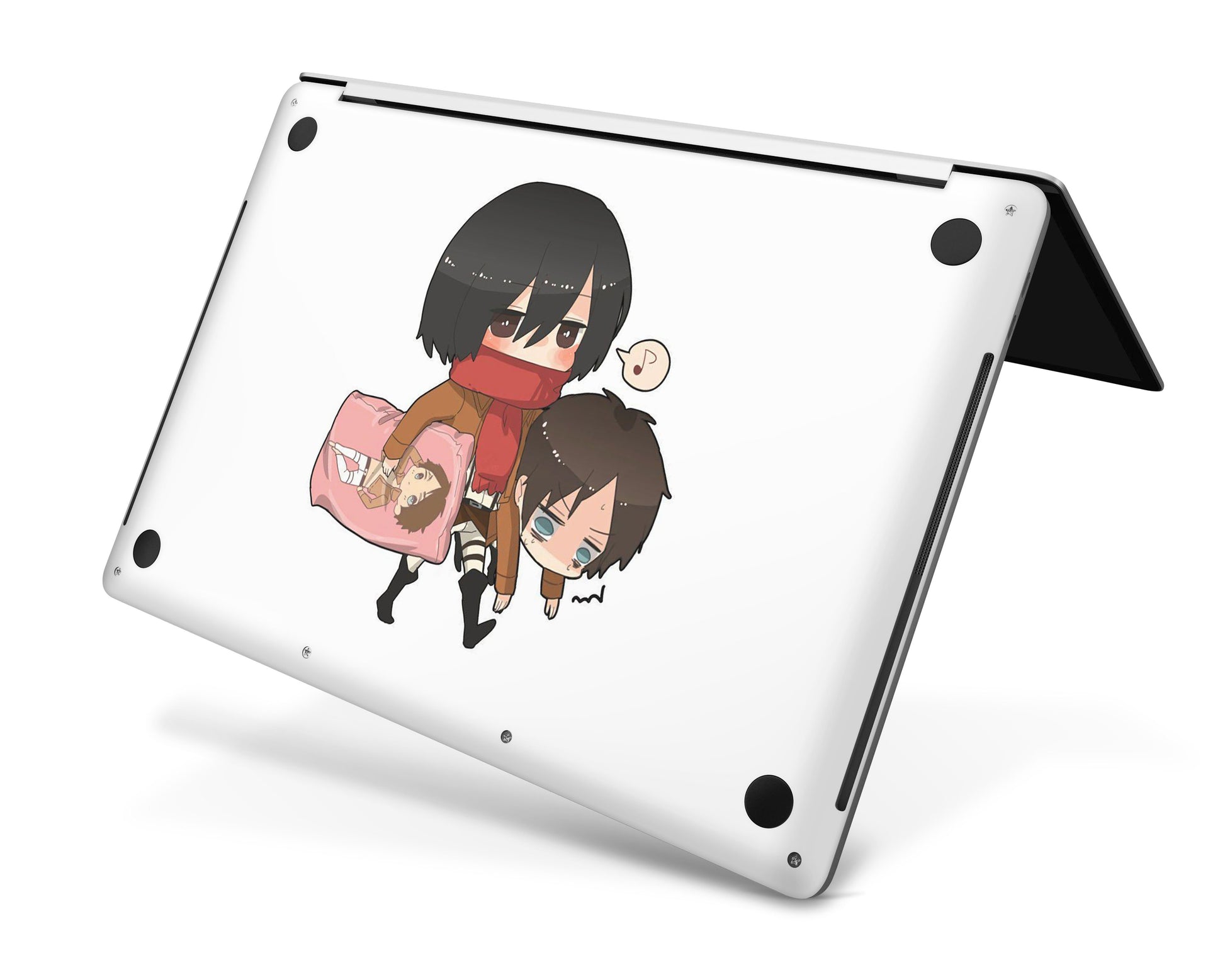 Anime Town Creations MacBook Attack On Titan Chibi Pro 15" (A1707/1990) Skins - Anime Attack on Titan Skin