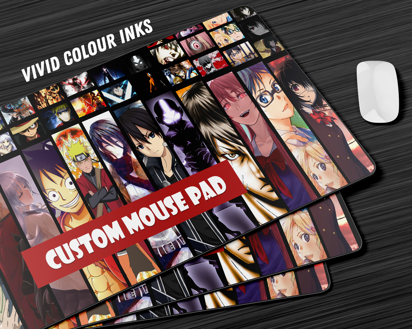 Anime Town Creations Mouse Pad Create Your Own Gaming Mouse Pad Accessories - Custom Custom Gaming Mouse Pad
