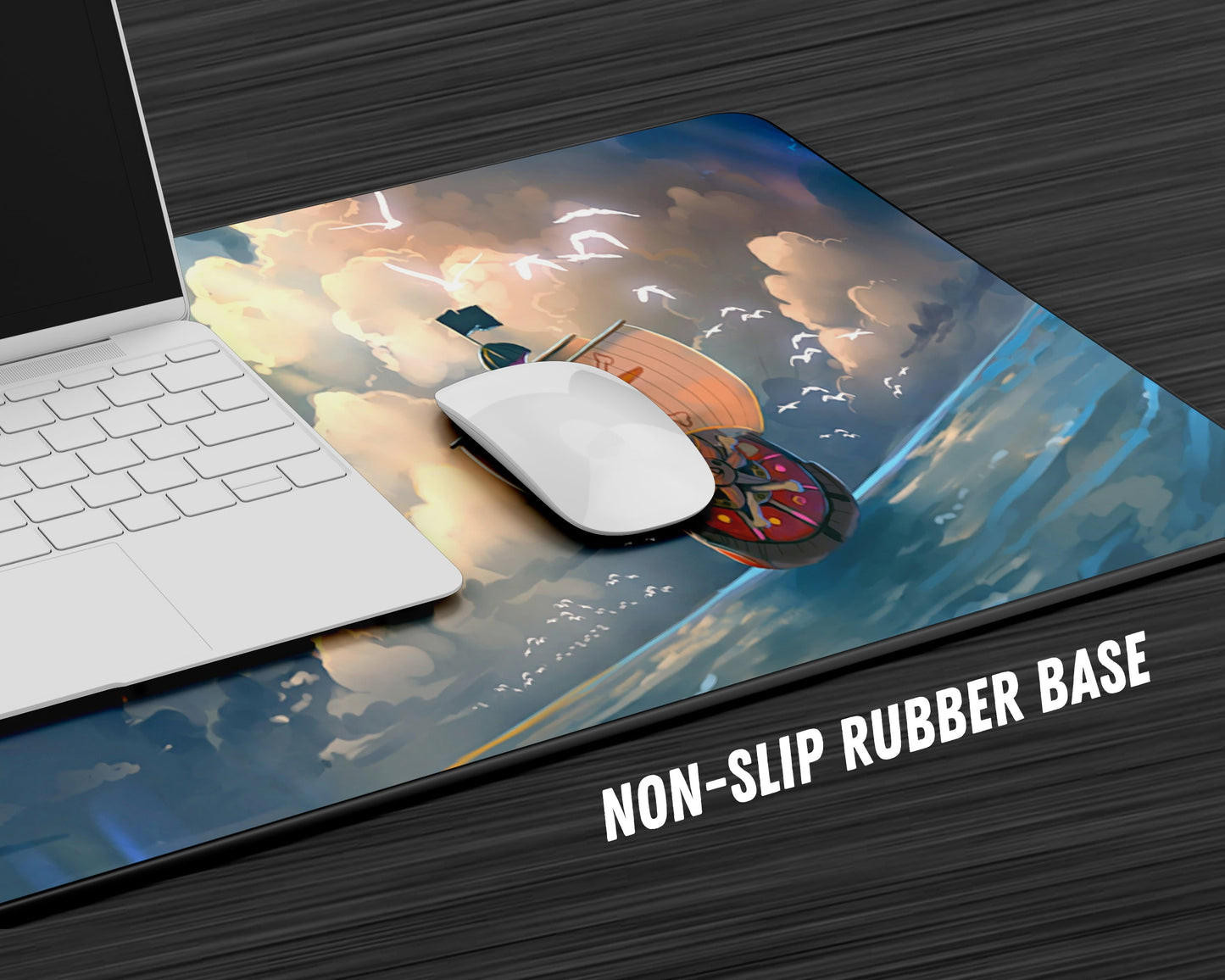 Anime Town Creations Mouse Pad One Piece A Thousand Sunny Gaming Mouse Pad Accessories - Anime One Piece Gaming Mouse Pad