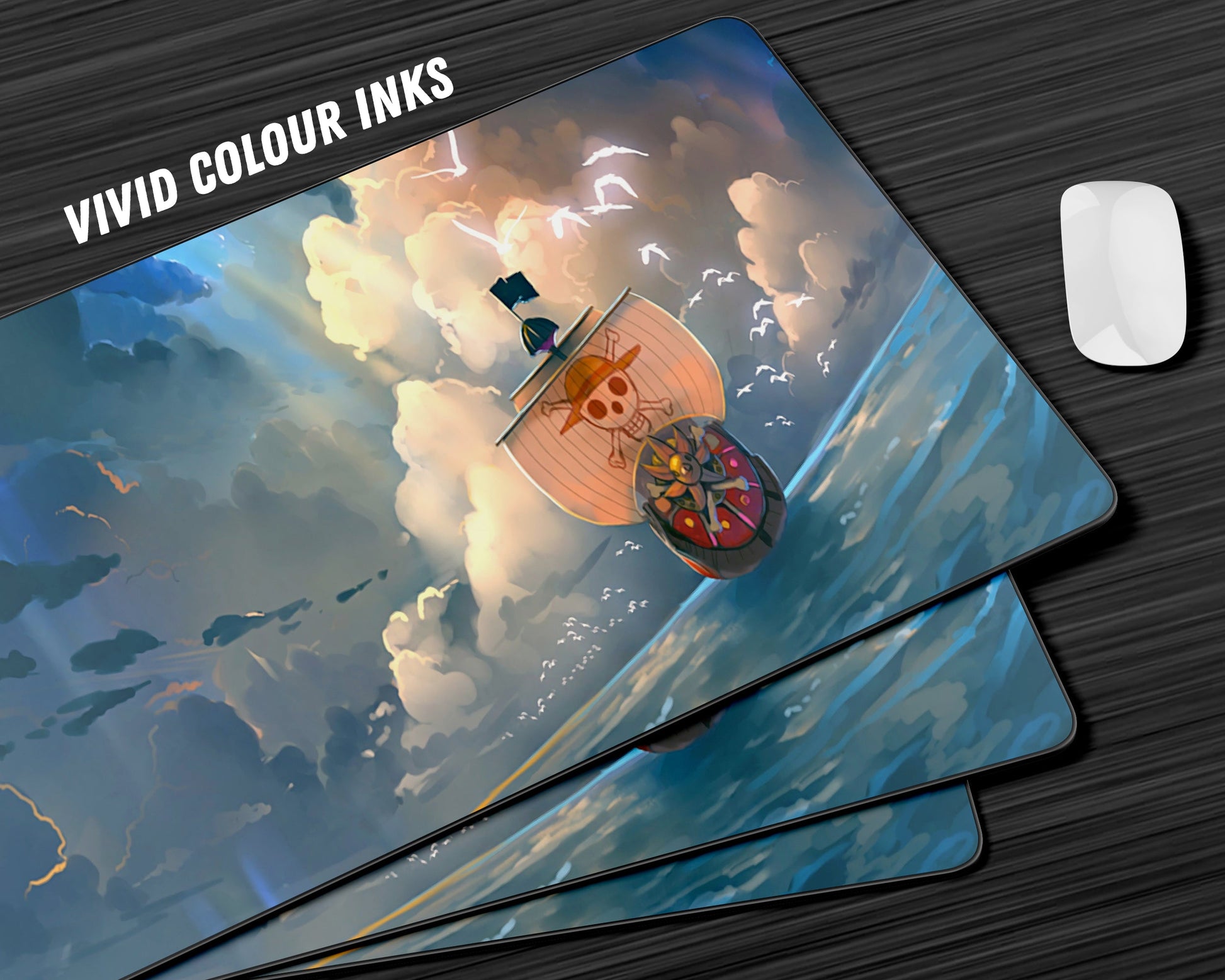 Anime Town Creations Mouse Pad One Piece A Thousand Sunny Gaming Mouse Pad Accessories - Anime One Piece Gaming Mouse Pad