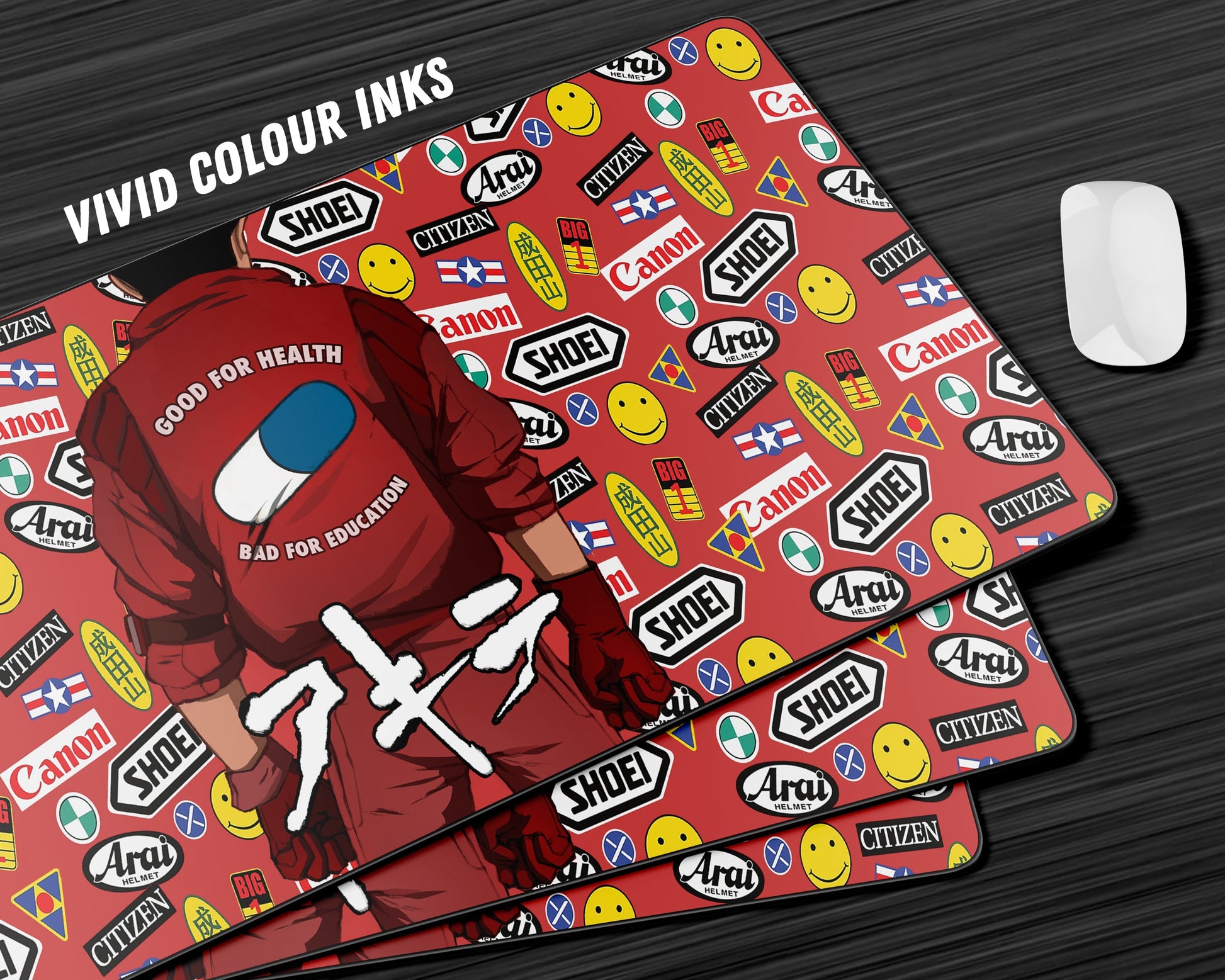 Anime Town Creations Mouse Pad Akira Classic Biker Gaming Mouse Pad Accessories - Anime Akira Gaming Mouse Pad