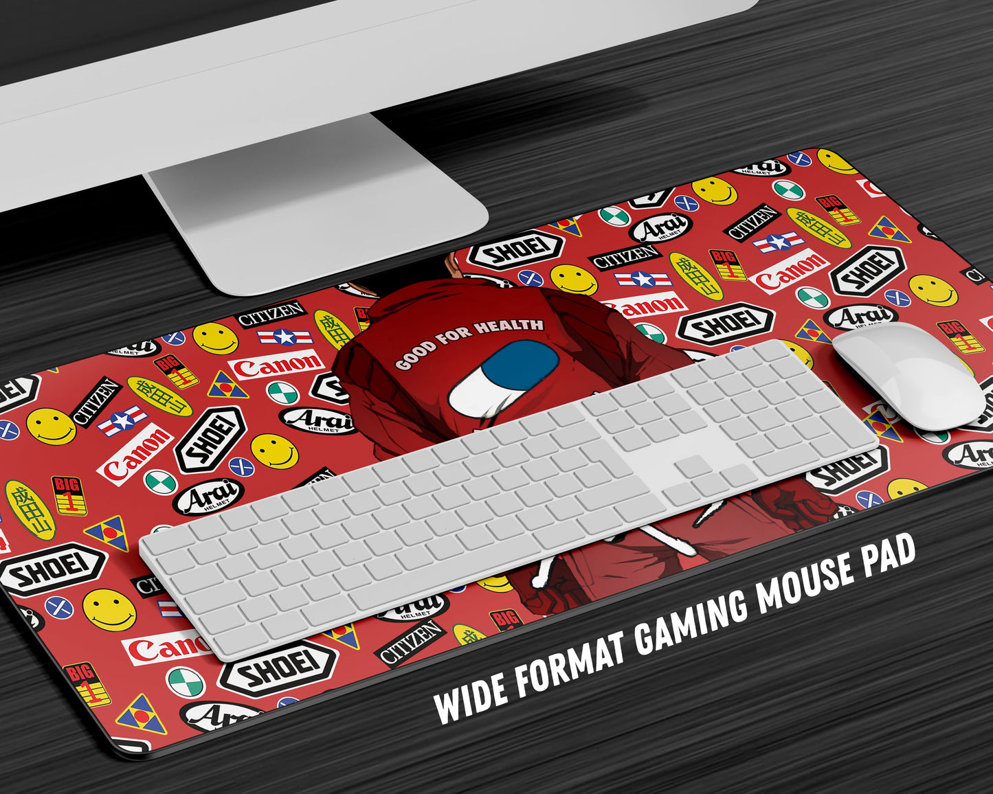 Anime Town Creations Mouse Pad Akira Classic Biker Gaming Mouse Pad Accessories - Anime Akira Gaming Mouse Pad