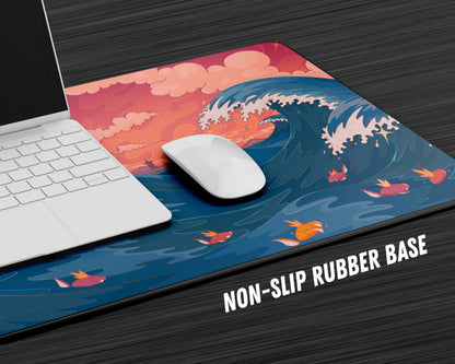 Anime Town Creations Mouse Pad Gyarados Dragon Rage Waves Gaming Mouse Pad Accessories - Anime Pokemon Gaming Mouse Pad
