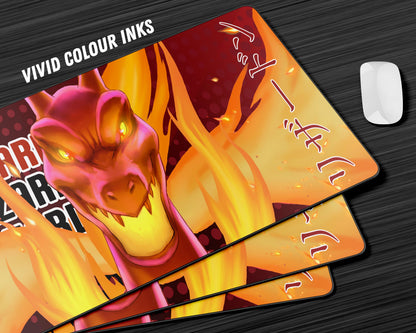 Anime Town Creations Mouse Pad Pokemon Charizard Gaming Mouse Pad Accessories - Anime Pokemon Gaming Mouse Pad