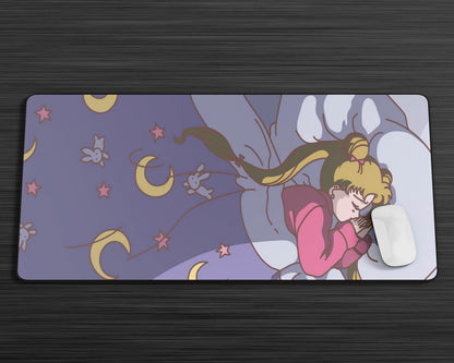 Anime Town Creations Mouse Pad Sleepy Sailor Moon Gaming Mouse Pad Accessories - Anime Bleach Gaming Mouse Pad