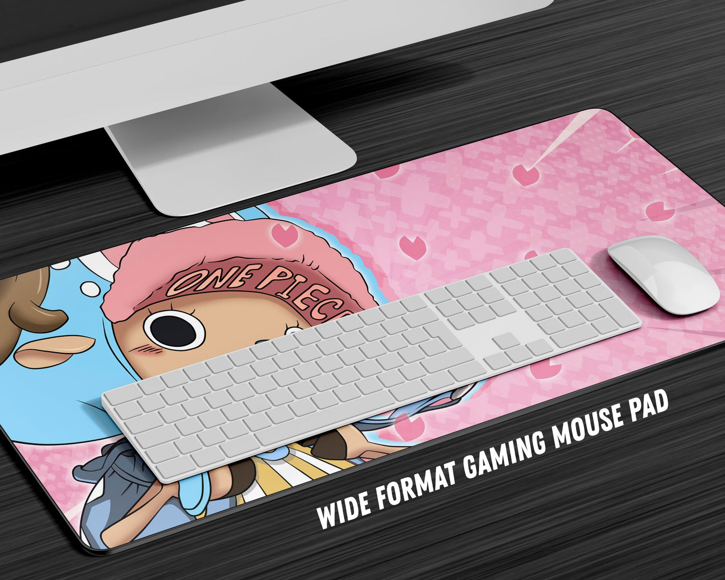 Anime Town Creations Mouse Pad One Pice Cute Chopper Pink Gaming Mouse Pad Accessories - Anime One Piece Gaming Mouse Pad