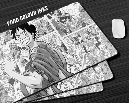 Anime Town Creations Mouse Pad One Piece Luffy Manga Gaming Mouse Pad Accessories - Anime One Piece Gaming Mouse Pad