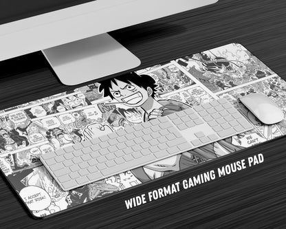 Anime Town Creations Mouse Pad One Piece Luffy Manga Gaming Mouse Pad Accessories - Anime One Piece Gaming Mouse Pad