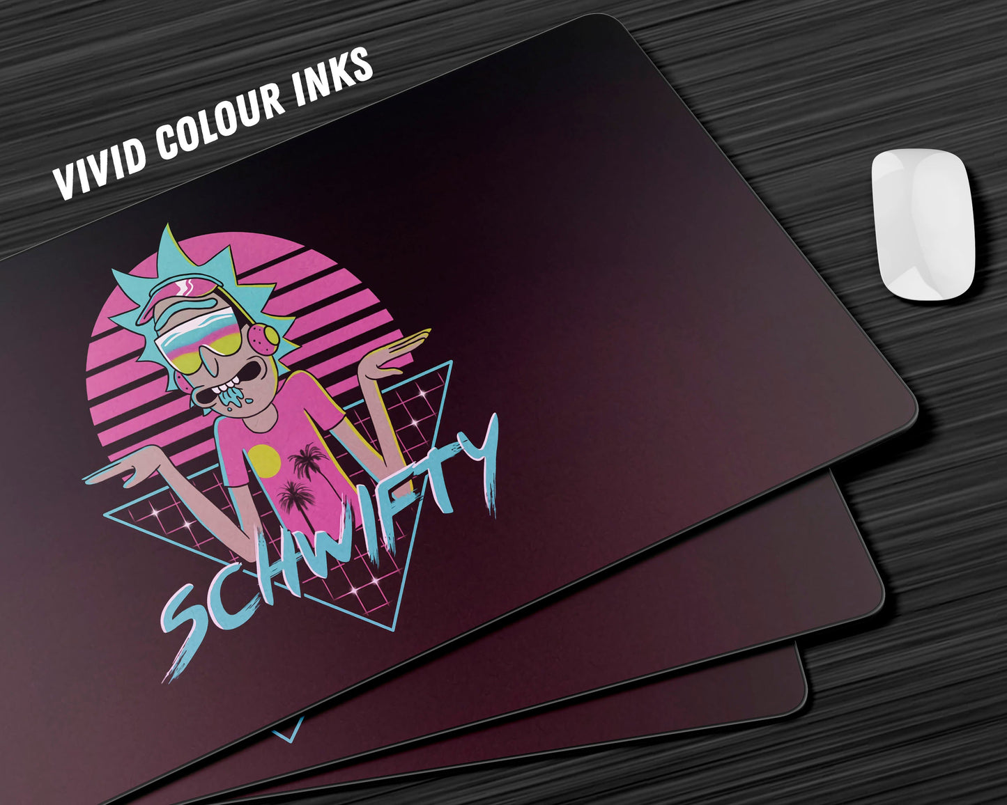 Anime Town Creations Mouse Pad Rick and Morty Schwifty Gaming Mouse Pad Accessories - Anime Rick and Morty Gaming Mouse Pad