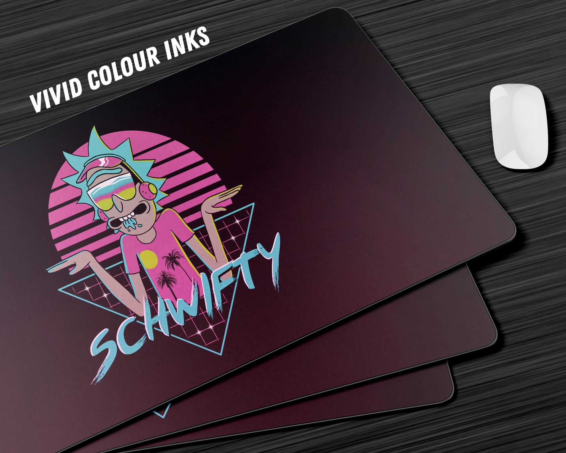 Anime Town Creations Mouse Pad Rick and Morty Schwifty Gaming Mouse Pad Accessories - Anime Rick and Morty Gaming Mouse Pad