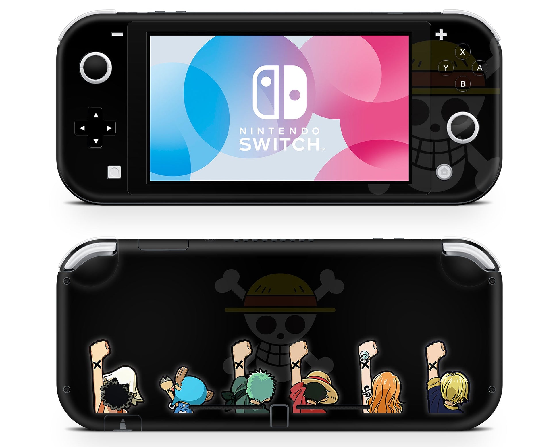 Anime Town Creations Nintendo Switch Lite One Piece Strawhat Pirates Gang Vinyl only Skins - Anime One Piece Switch Lite Skin