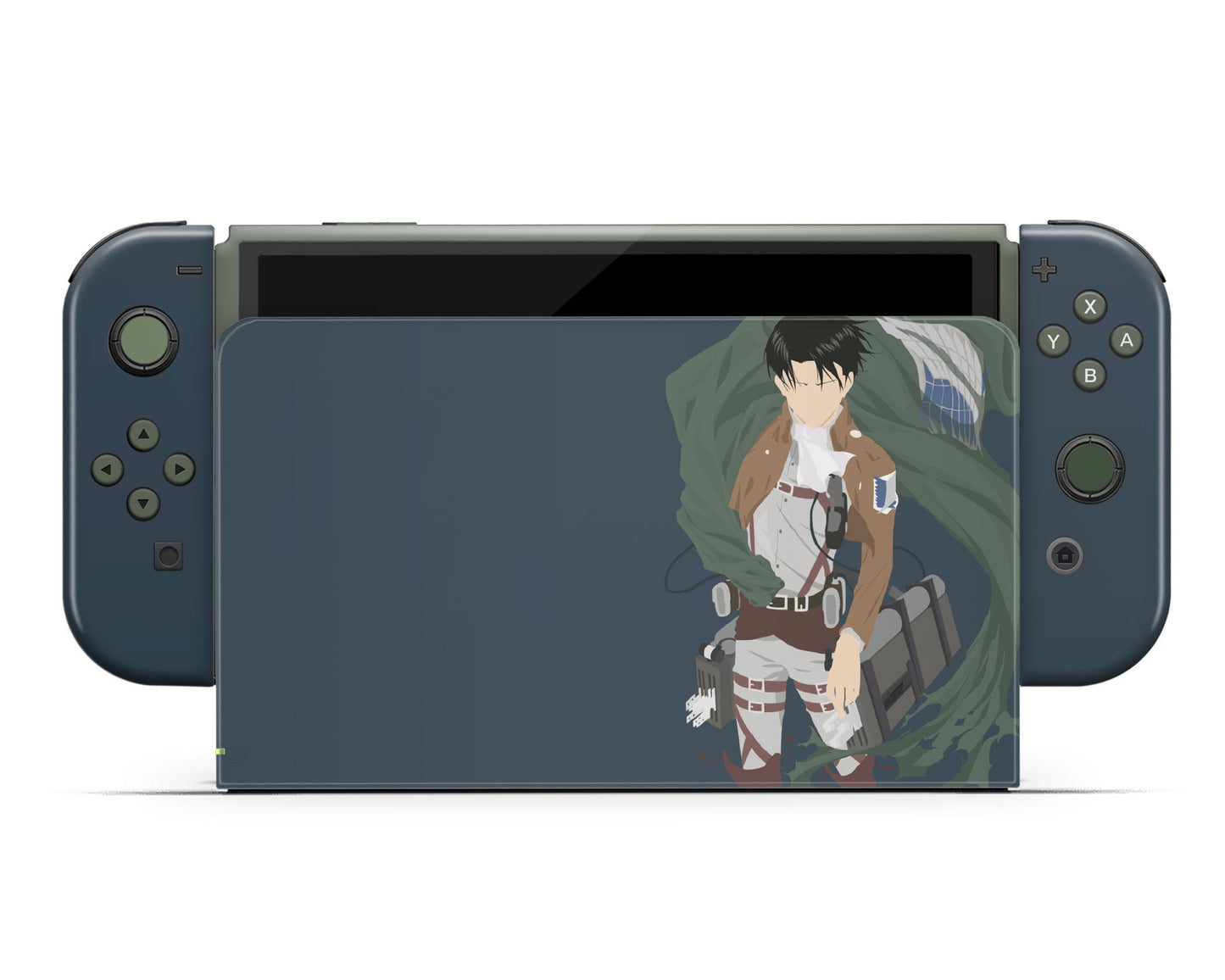 Attack on Titan Levi Ackerman Minimalist Switch OLED Skin