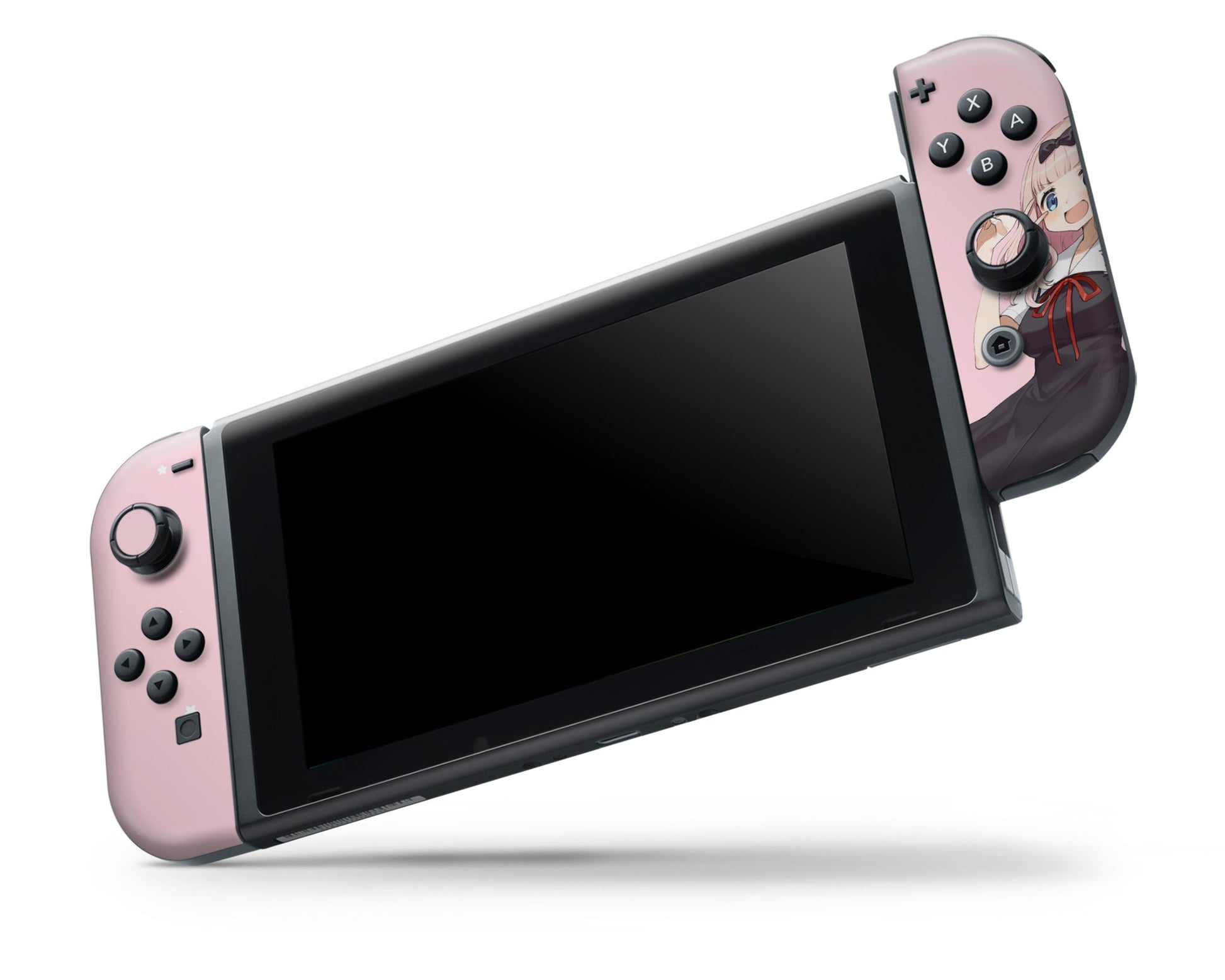 Anime Town Creations Nintendo Switch OLED Chika Fujiwara Cute Vinyl only Skins - Anime Love is War Switch OLED Skin