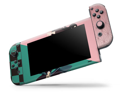 Demon Slayer Tanjiro & Nezuko Nintendo Switch Skin