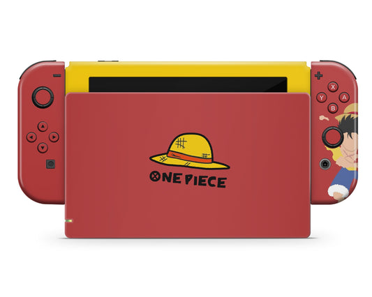 Nintendo Nintendo Switch Luffy One Piece Vinyl only  Skin Sticker - Anime Vinyl