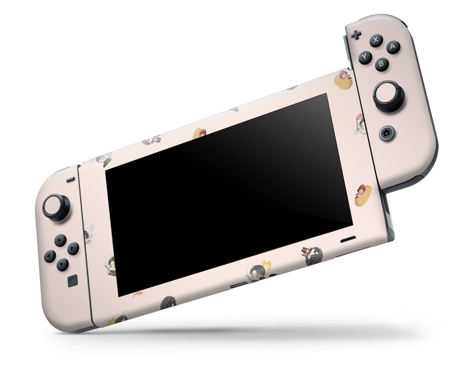 Nintendo Nintendo Switch Cute Attack On Titan Chibi Vinyl only Skins - Anime Attack on Titan Skin