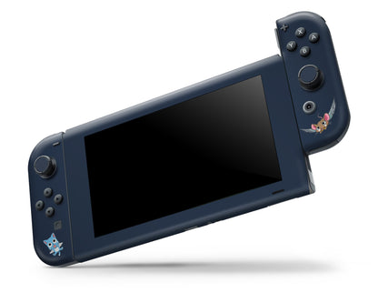 Anime Town Creations Nintendo Switch Fairy Tail Chibi Wizards Vinyl +Tempered Glass Skins - Anime Fairy Tail Skin