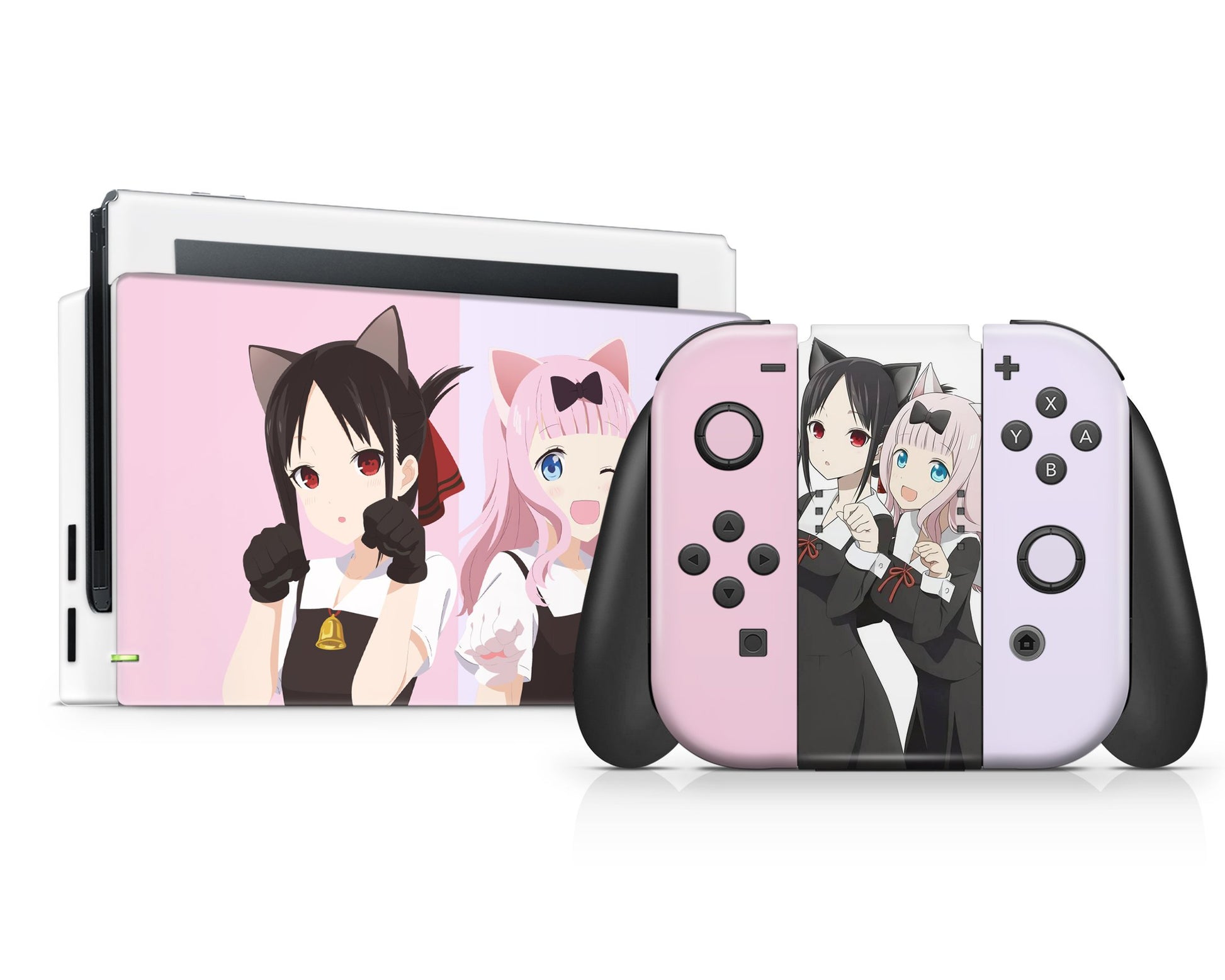 Anime Town Creations Nintendo Switch Love Is War Kaguya-Sama Vinyl +Tempered Glass Skins - Anime Love Is War Skin