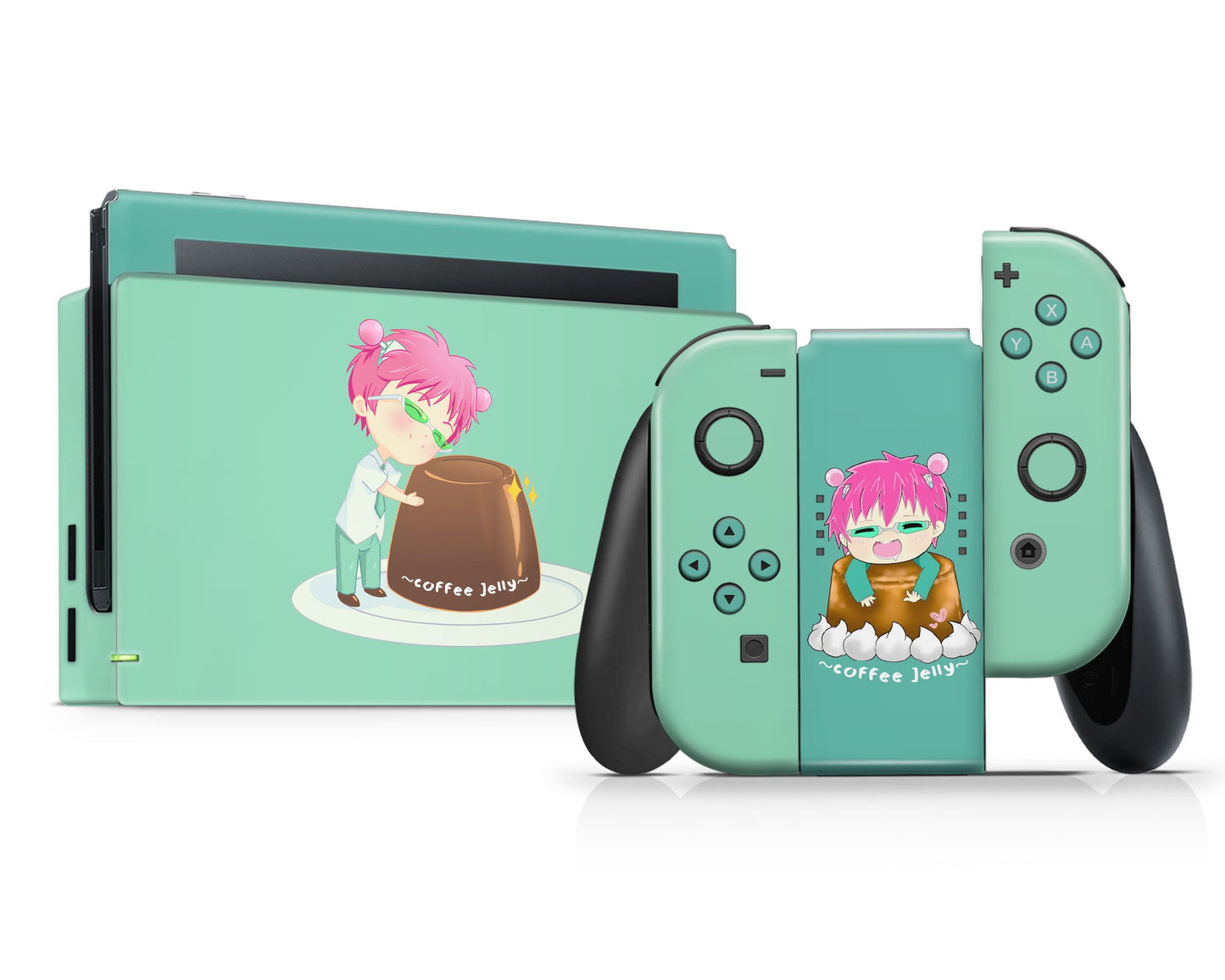 Disastrous Life of Saiki K Coffee Jelly Nintendo Switch Skin