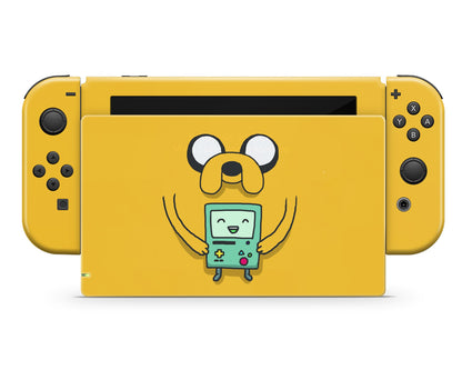 Anime Town Creations Nintendo Switch Adventure Time Jake and Beemo Vinyl only Skins - Anime Adventure Time Skin