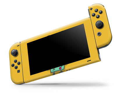 Anime Town Creations Nintendo Switch Adventure Time Jake and Beemo Vinyl +Tempered Glass Skins - Anime Adventure Time Skin