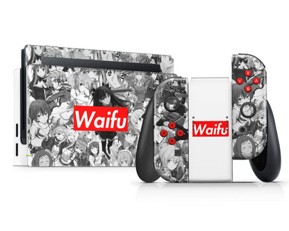 Waifu Manga Nintendo Switch Skin