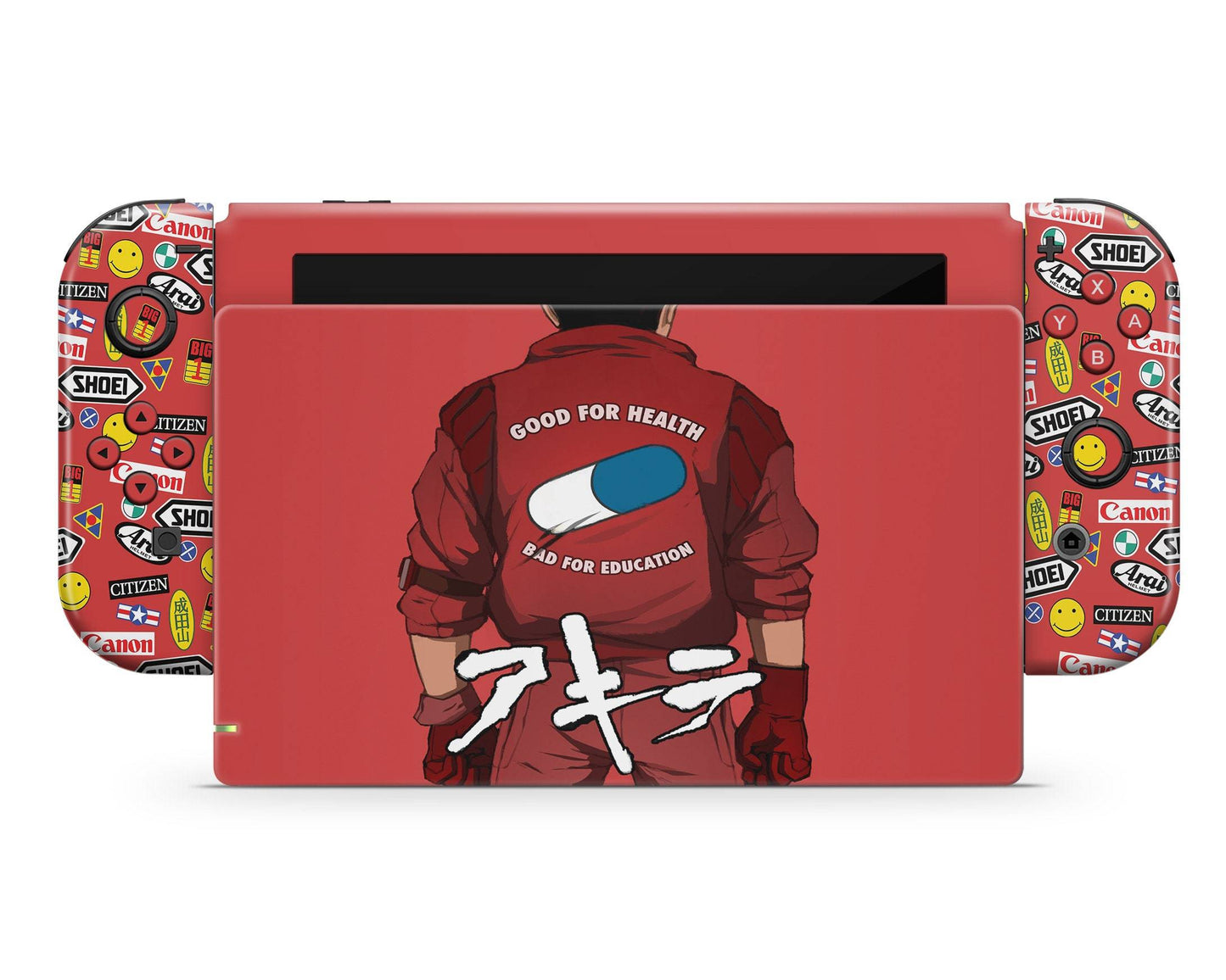 Anime Town Creations Nintendo Switch Akira Classic Biker Vinyl only Skins - Anime Akira Switch Skin