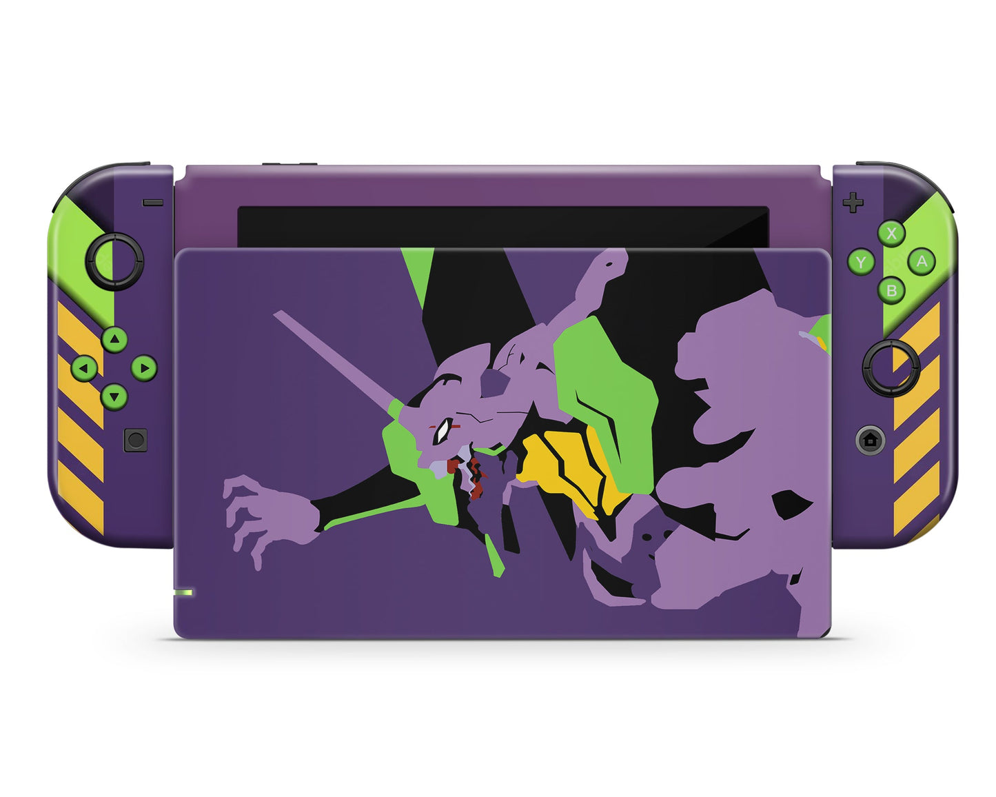 Anime Town Creations Nintendo Switch Neon Evangelion Genesis Unit 01 Vinyl only Skins - Anime Neon Evangelion Genesis Switch Skin