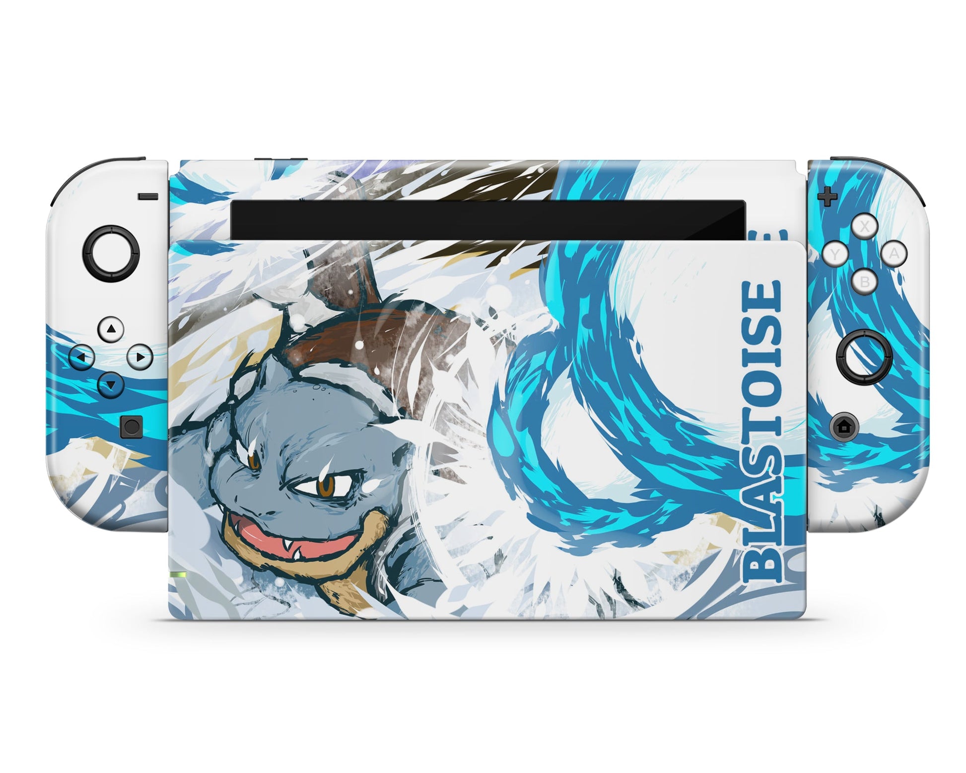 Anime Town Creations Nintendo Switch Pokemon Blastoise Vinyl only Skins - Anime Pokemon Switch Skin