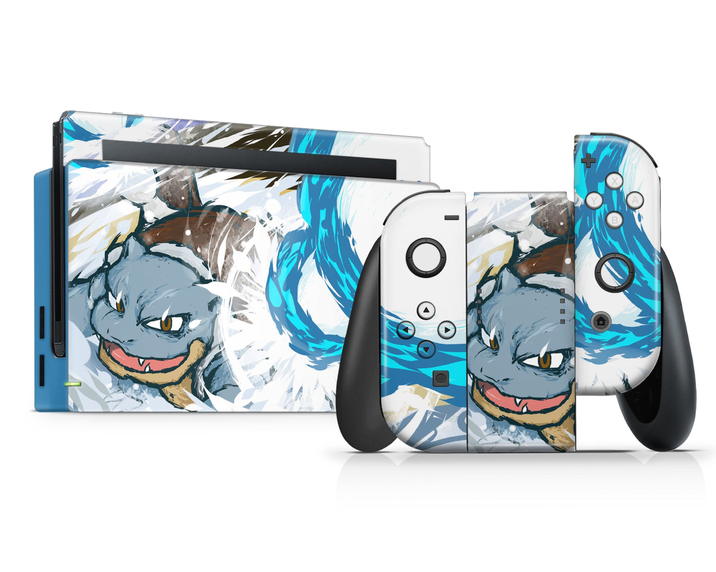 Anime Town Creations Nintendo Switch Pokemon Blastoise Vinyl only Skins - Anime Pokemon Switch Skin