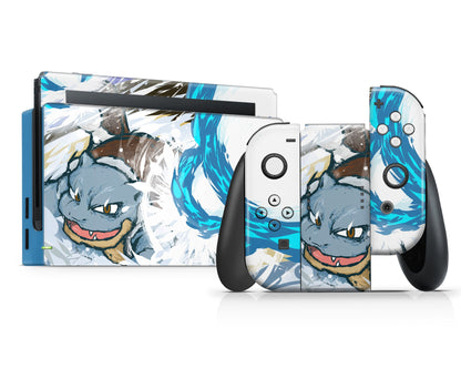 Anime Town Creations Nintendo Switch Pokemon Blastoise Vinyl only Skins - Anime Pokemon Switch Skin