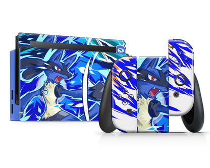 Pokemon Lucario Switch Skin