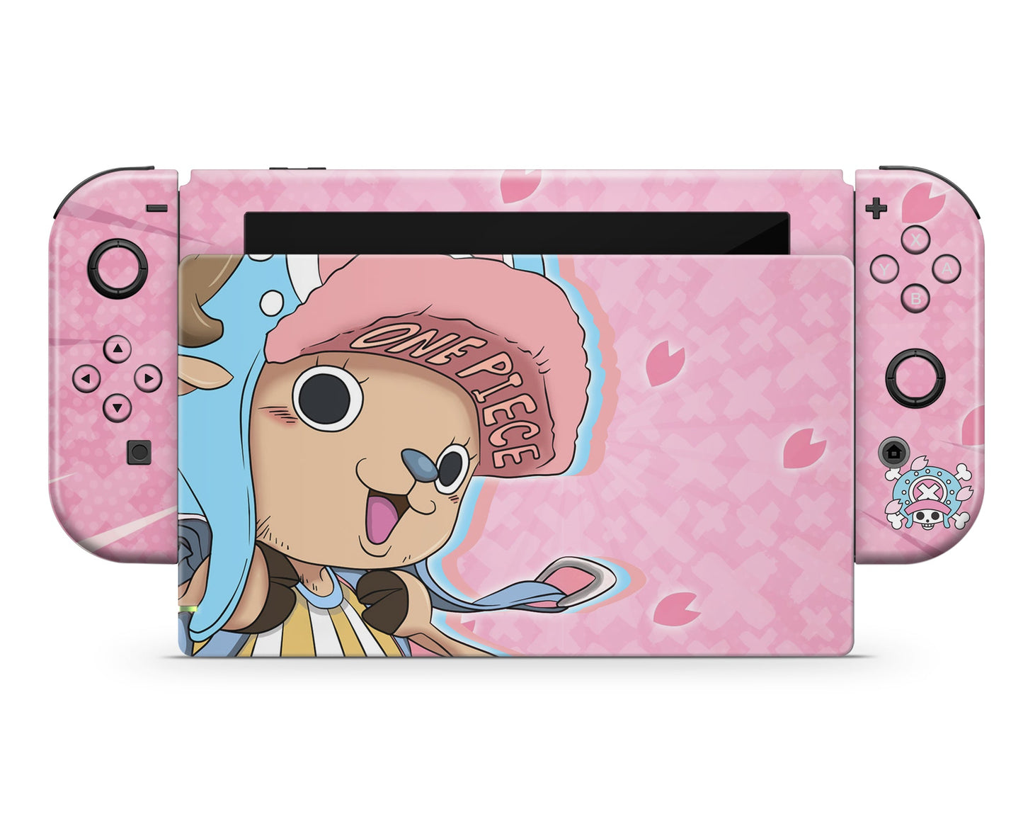 Anime Town Creations Nintendo Switch One Pice Cute Chopper Pink Vinyl only Skins - Anime One Piece Switch Skin