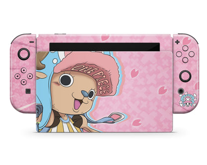 Anime Town Creations Nintendo Switch One Pice Cute Chopper Pink Vinyl only Skins - Anime One Piece Switch Skin