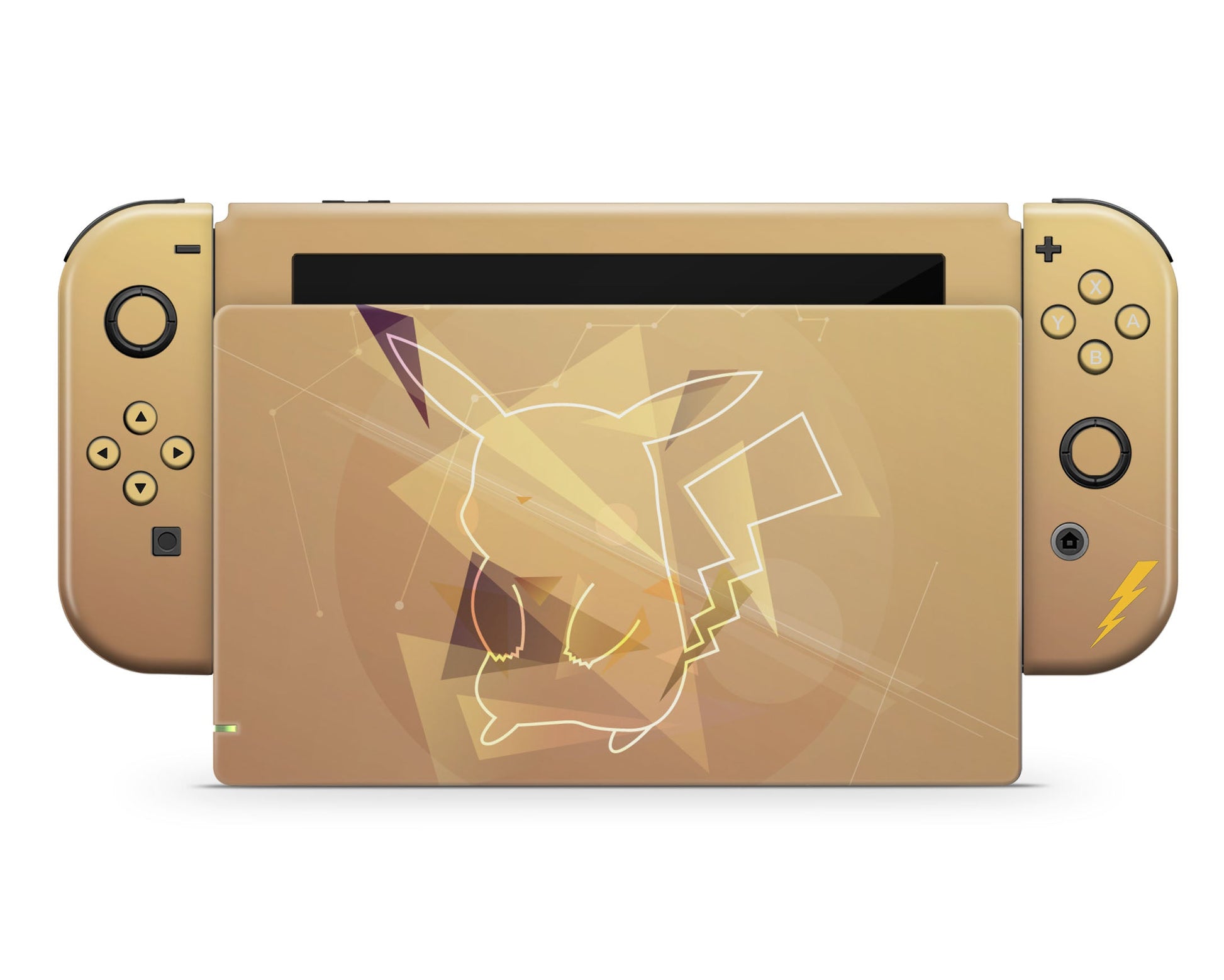 Anime Town Creations Nintendo Switch Pokemon Pikachu Lightning Vinyl only Skins - Anime Pokemon Switch Skin
