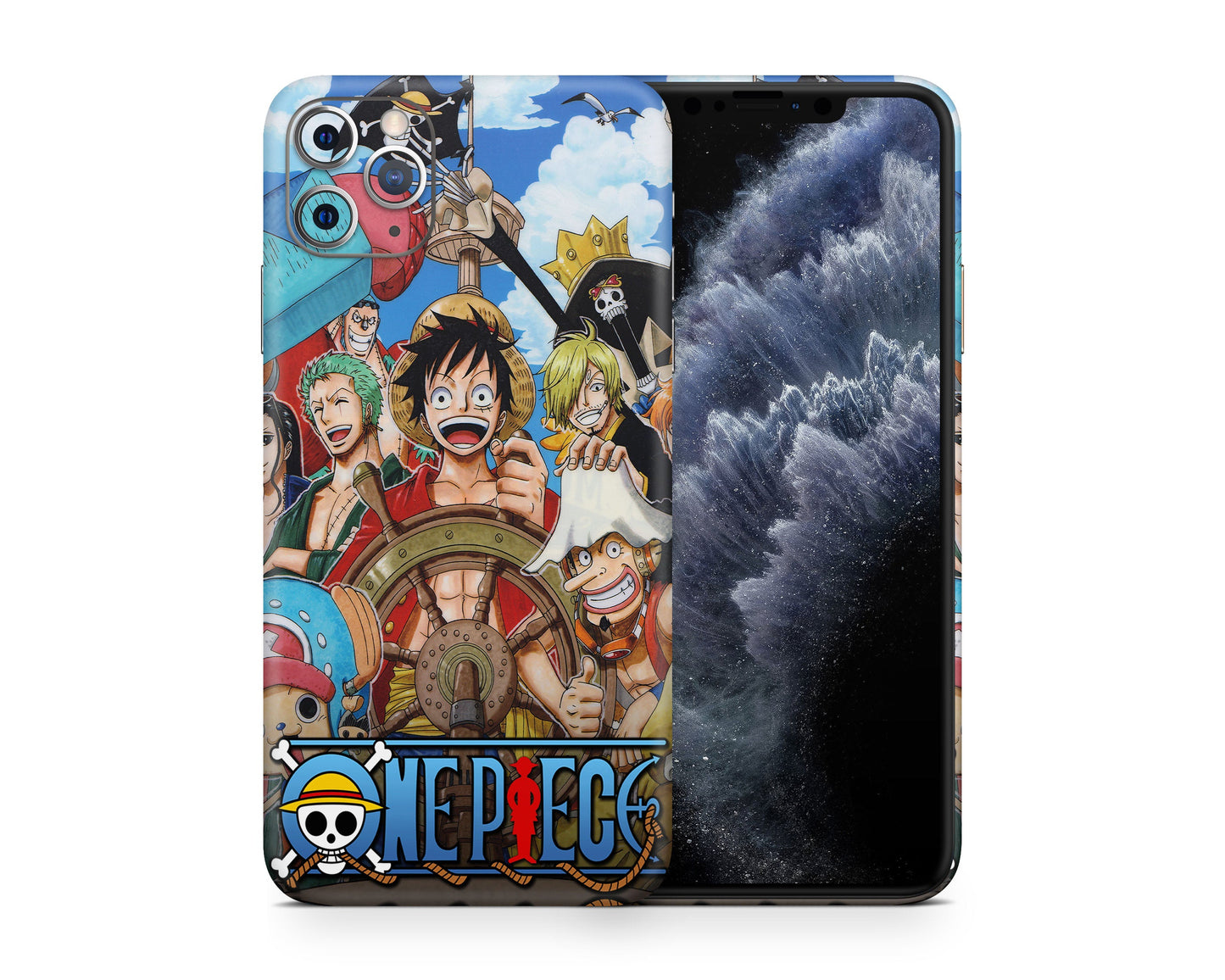 Anime Town Creations iPhone One Piece Squad iPhone 15 Pro Max Skins - Anime One piece iPhone Skin