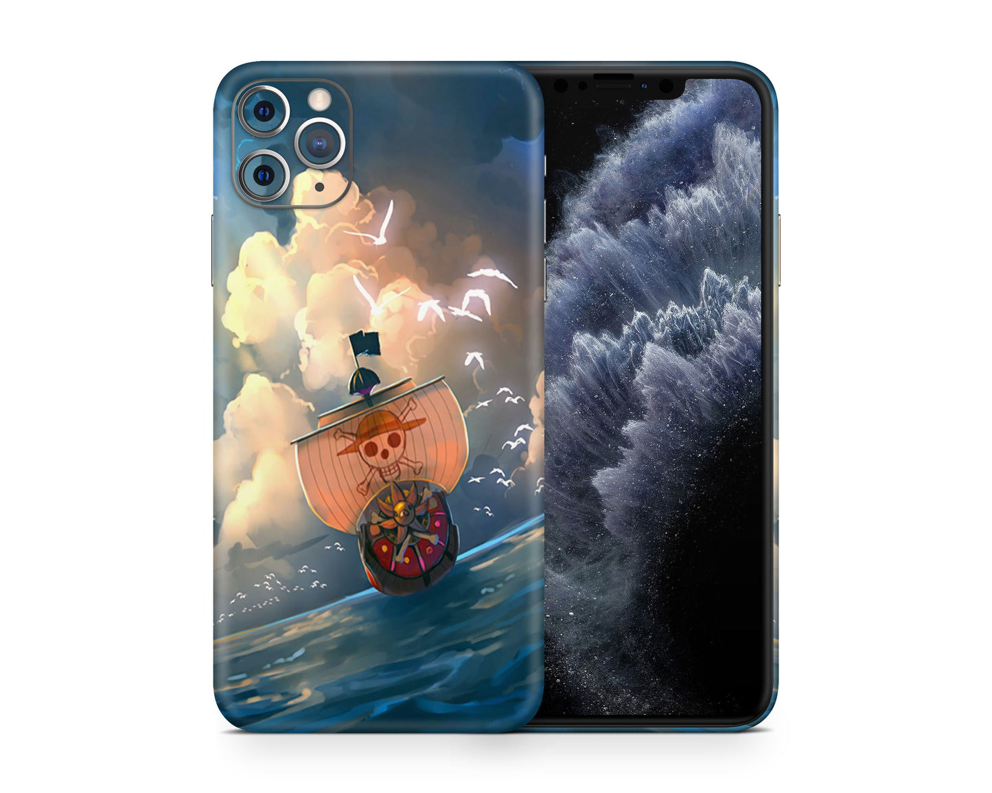 Anime Town Creations iPhone One Piece Thousand Sunny iPhone 15 Pro Max Skins - Anime One Piece iPhone Skin