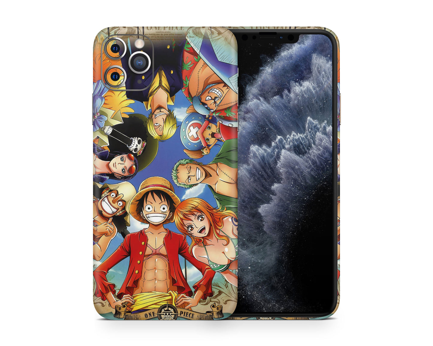 Anime Town Creations iPhone One Piece Crew Members iPhone 15 Pro Max Skins - Anime One Piece iPhone Skin