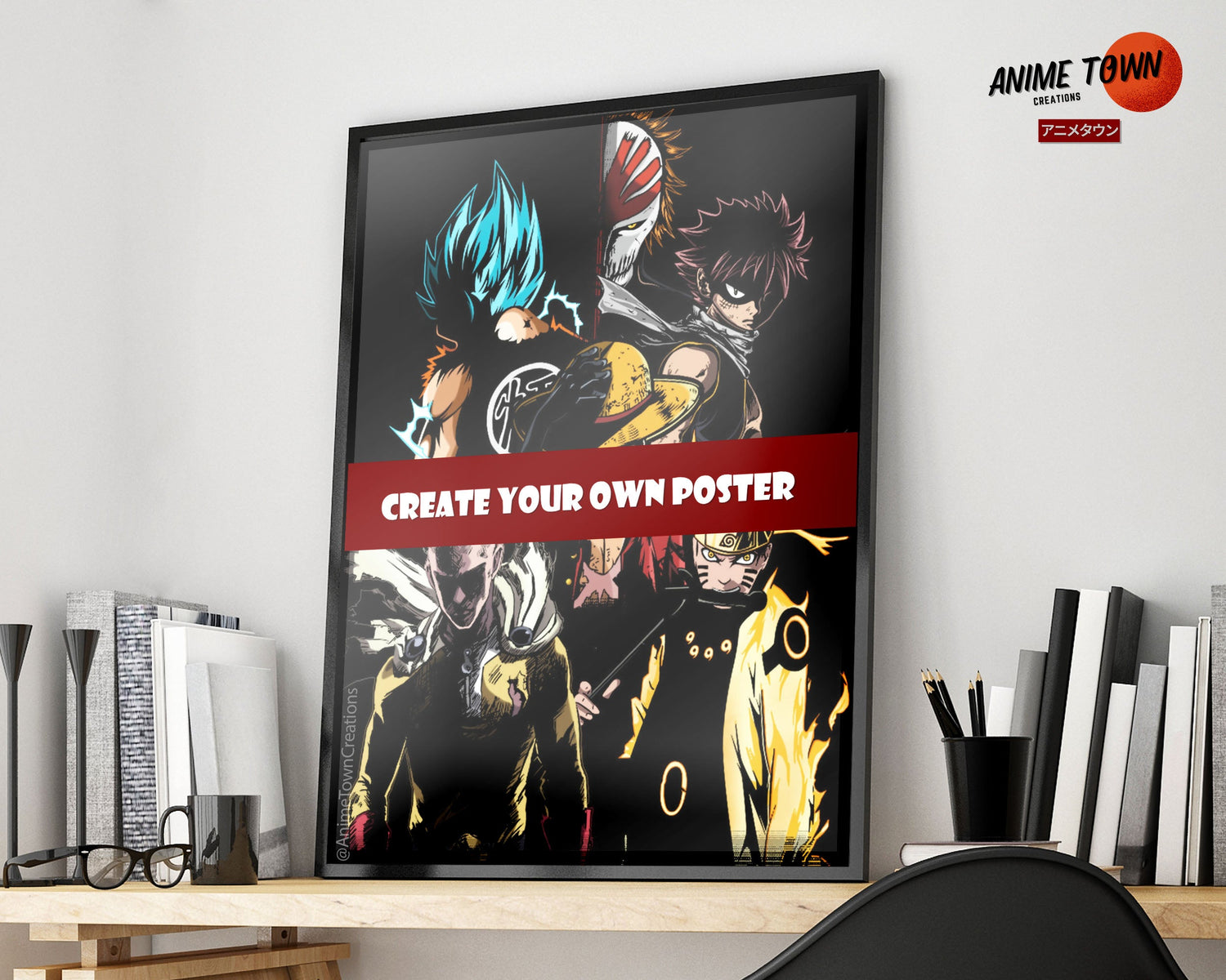 Anime Town Creations Poster Create Your Own 5" x 7" Home Goods - Custom Custom Poster