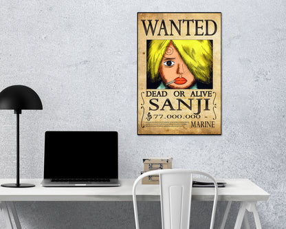 One Piece Wanted Poster Set
