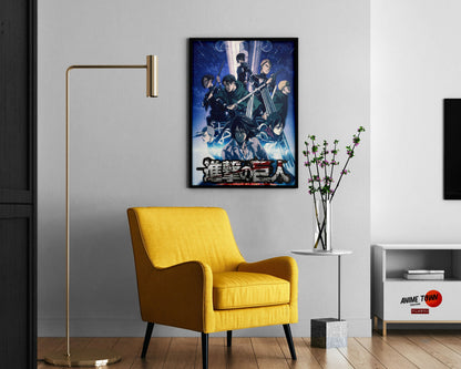 Anime Town Creations Poster Attack on Titan The Final Season 11" x 17" Home Goods - Anime Attack on Titan Poster