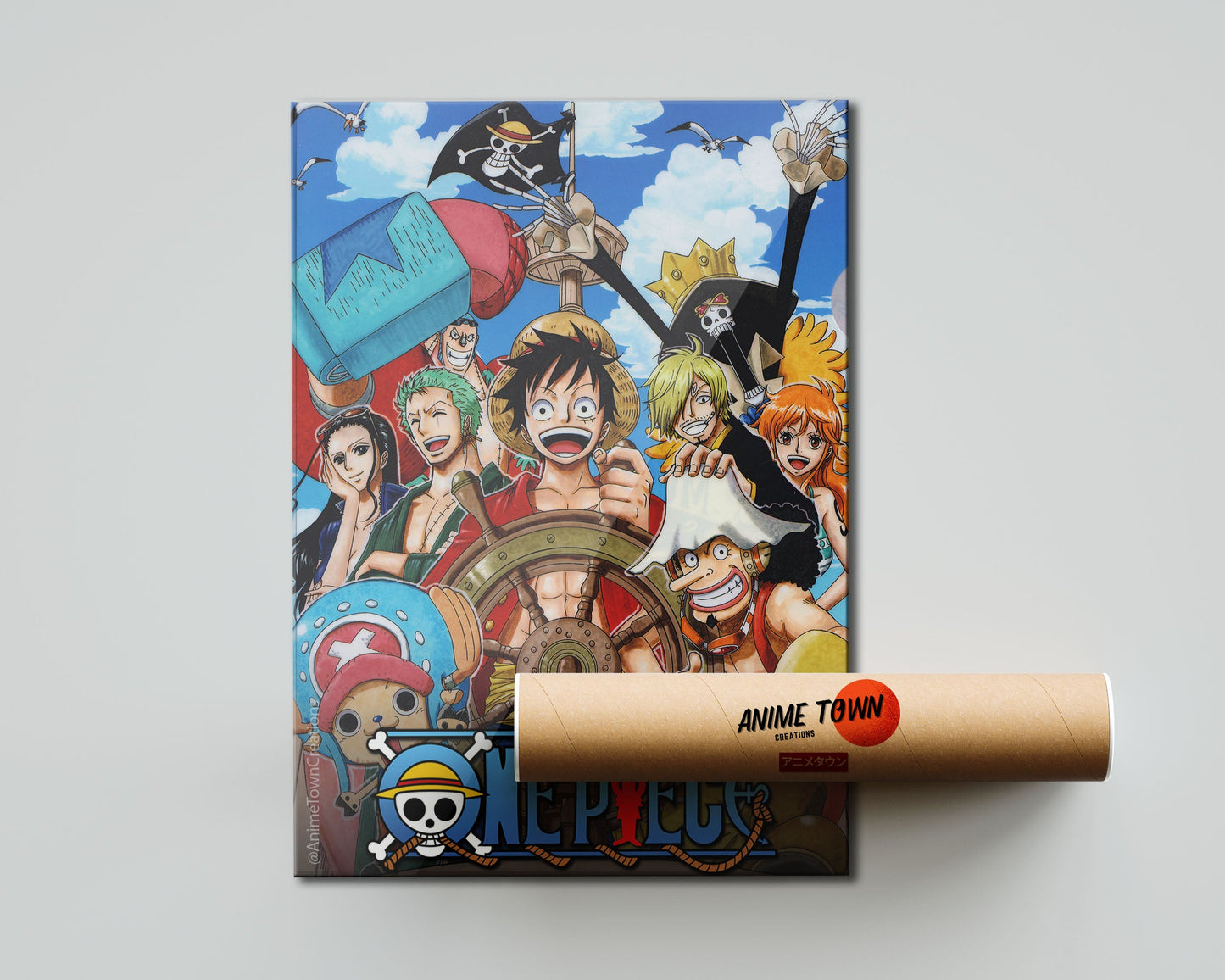 Anime Town Creations Poster One Piece Squad 5" x 7" Home Goods - Anime One piece Poster