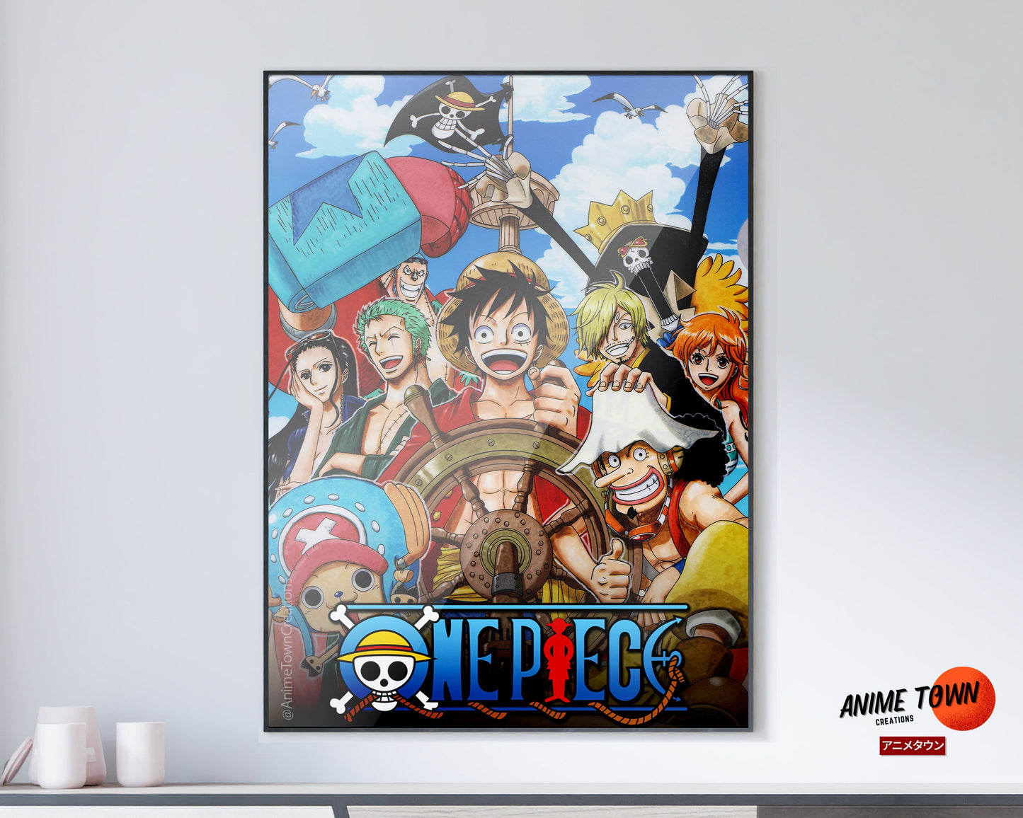 Anime Town Creations Poster One Piece Squad 11" x 17" Home Goods - Anime One piece Poster