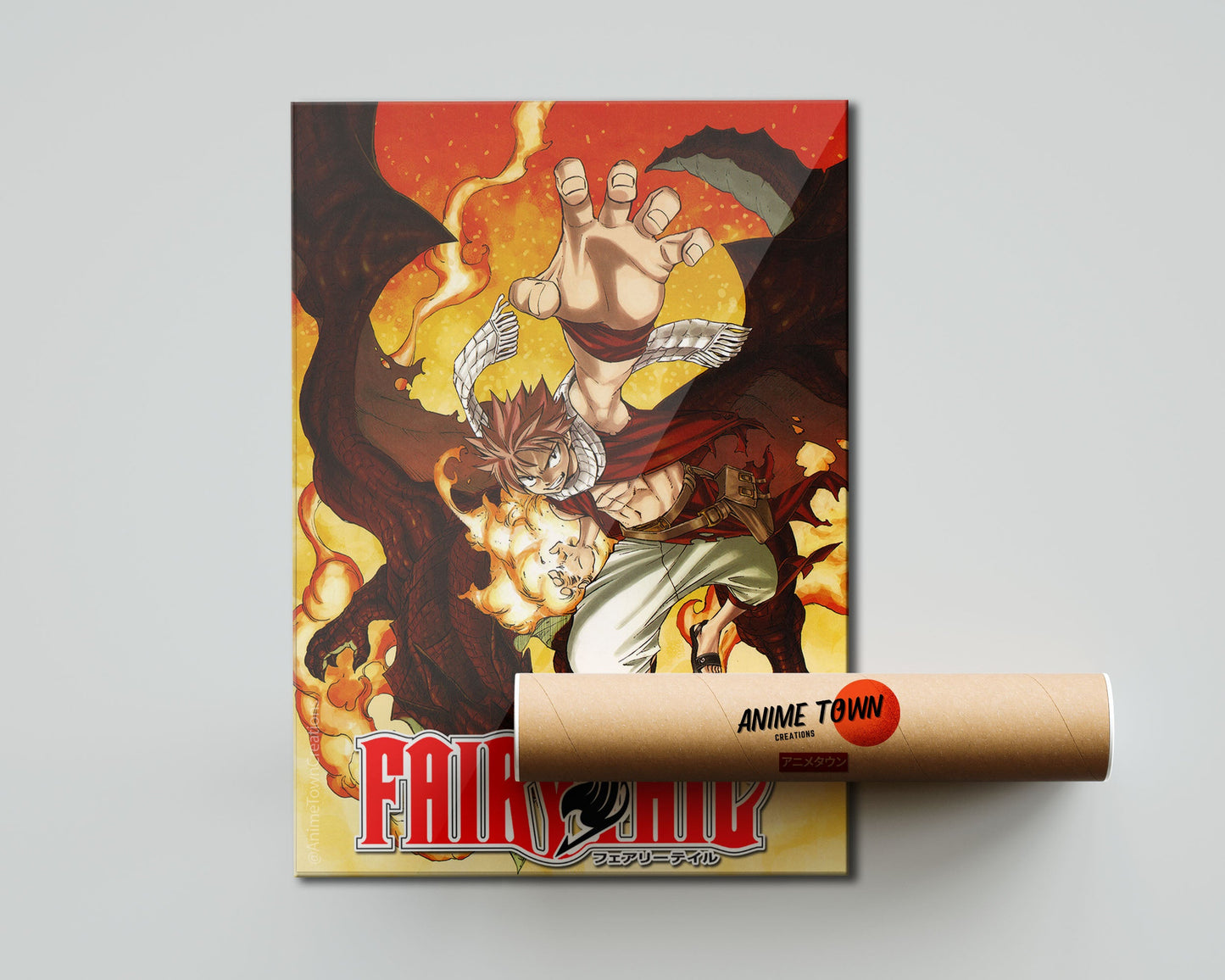 Anime Town Creations Poster Fairy Tail 5" x 7" Home Goods - Anime Fairy Tail Poster