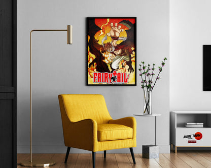Anime Town Creations Poster Fairy Tail 11" x 17" Home Goods - Anime Fairy Tail Poster