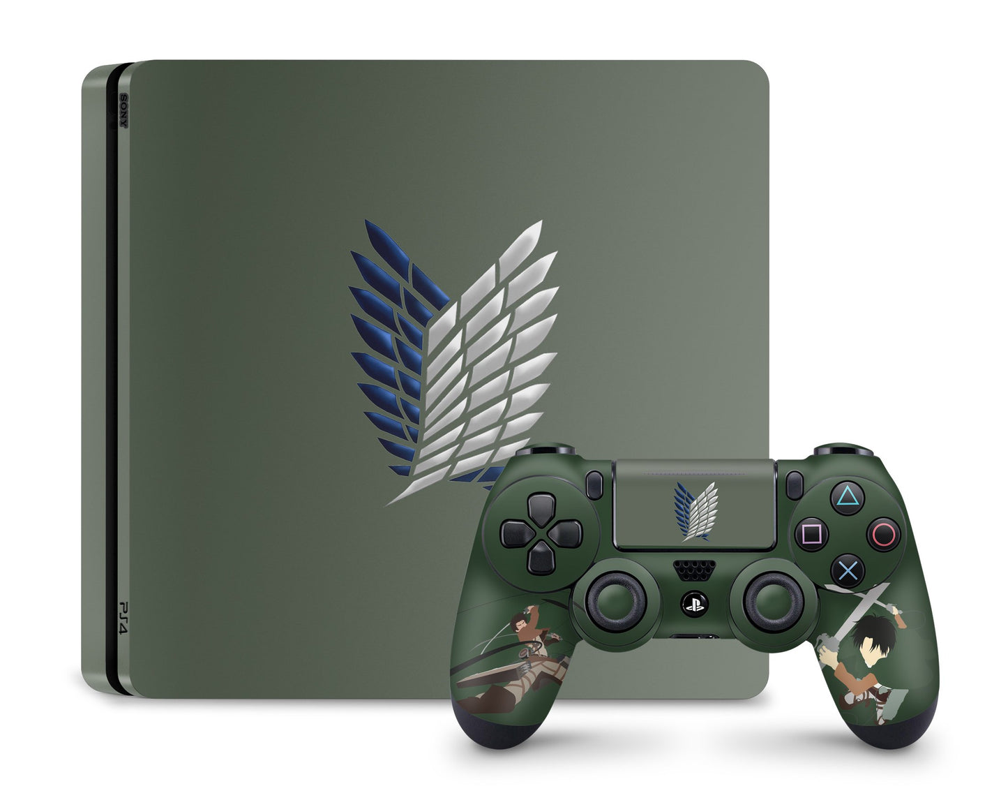 PlayStation PS4 Attack on Titan Survey Corps PS4 Skins - Anime Attack on Titan Skin
