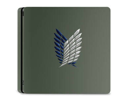 PlayStation PS4 Attack on Titan Survey Corps PS4 Skins - Anime Attack on Titan Skin