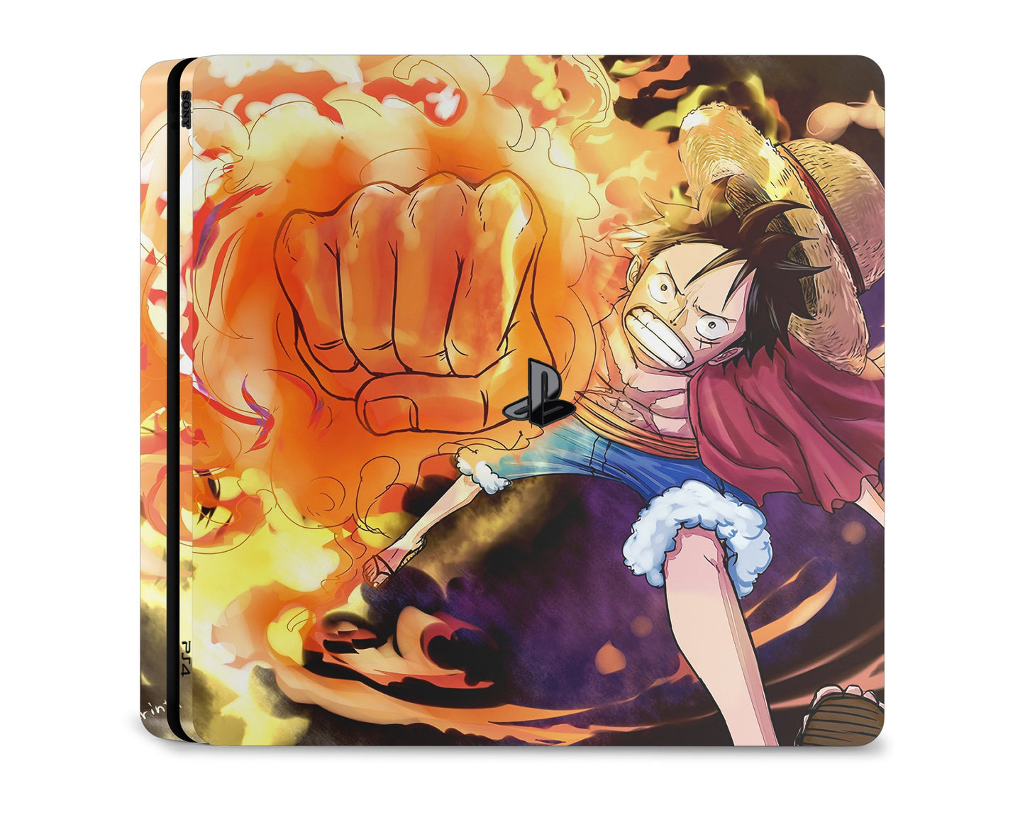 PlayStation PS4 One Piece Luffy Gomu Gomu PS4 Skins - Anime One Piece Skin