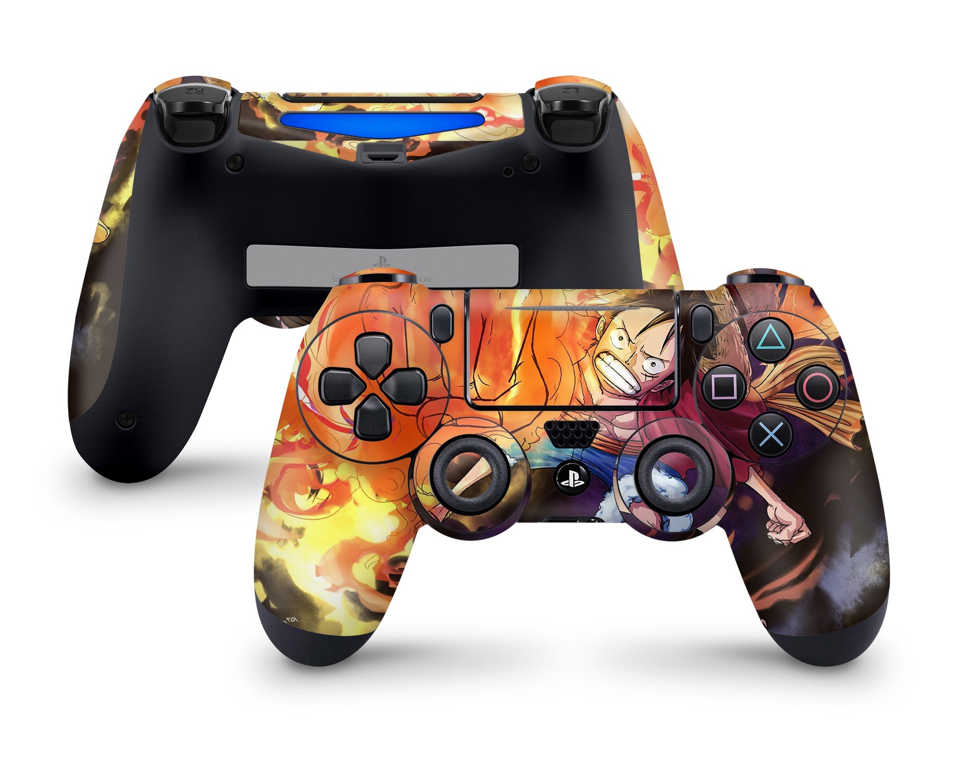 PlayStation PS4 One Piece Luffy Gomu Gomu PS4 Skins - Anime One Piece Skin