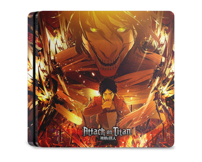 Anime Town Creations PS4 Attack On Titan Eren Yeager PS4 Skins - Anime Attack on Titan PS4 Skin